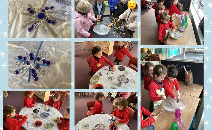 Image of Reception Snowflake Making