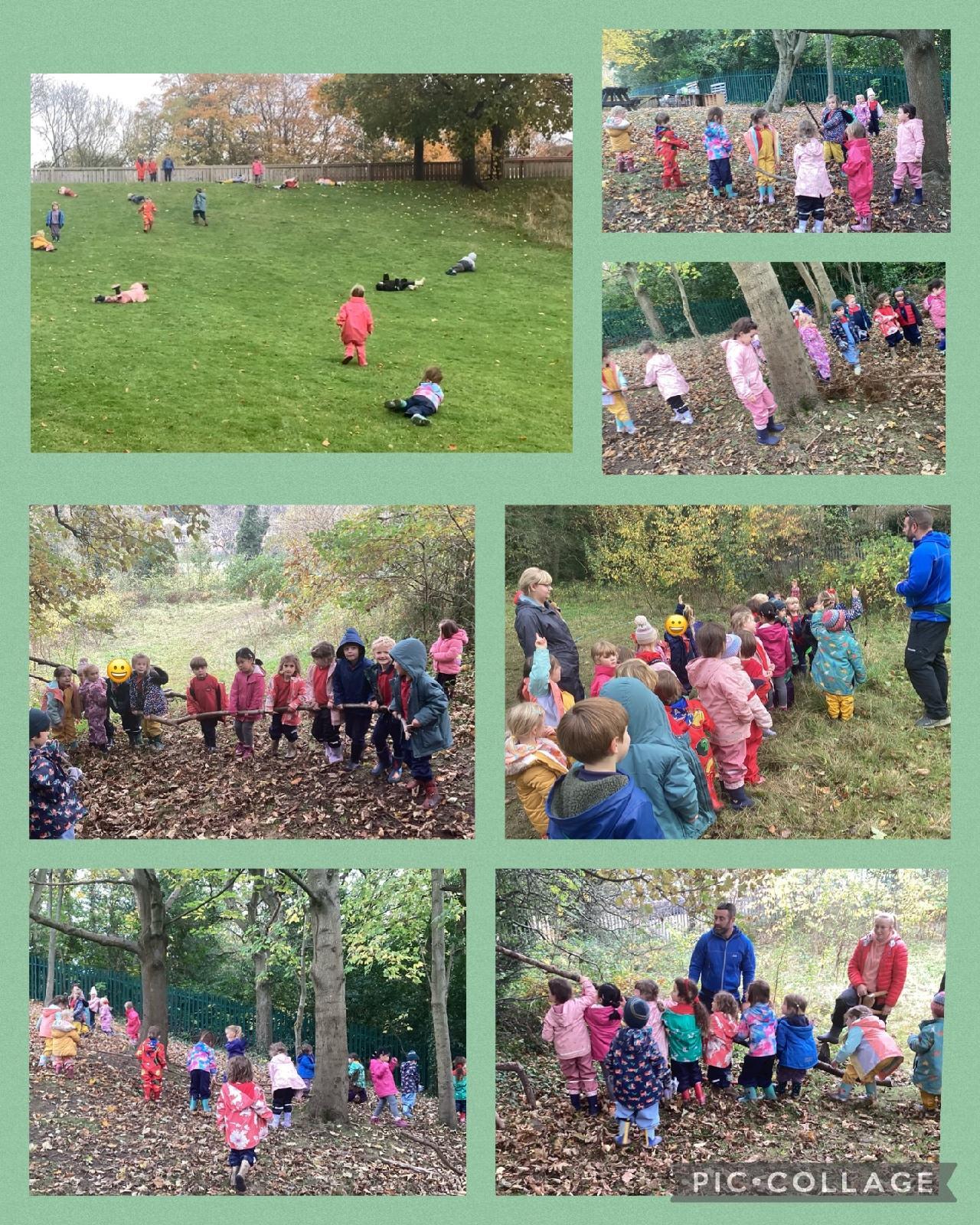 Image of Reception's First Forest Schools Session