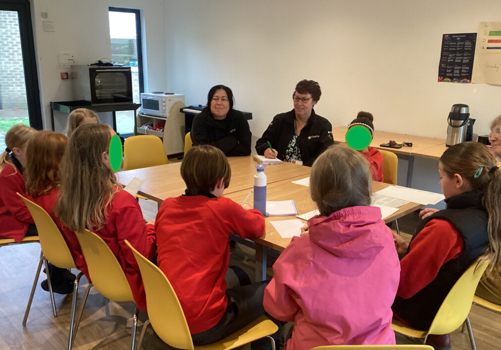 Image of Green Team Chartwells Meeting