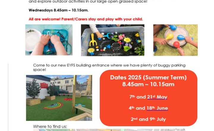 Image of St Mary's Baby and Toddler Group starts on Wednesday 7th May
