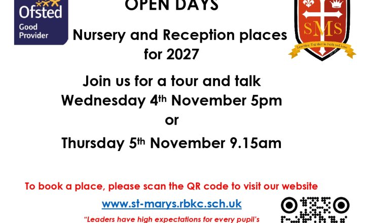 Image of EYFS Open Days