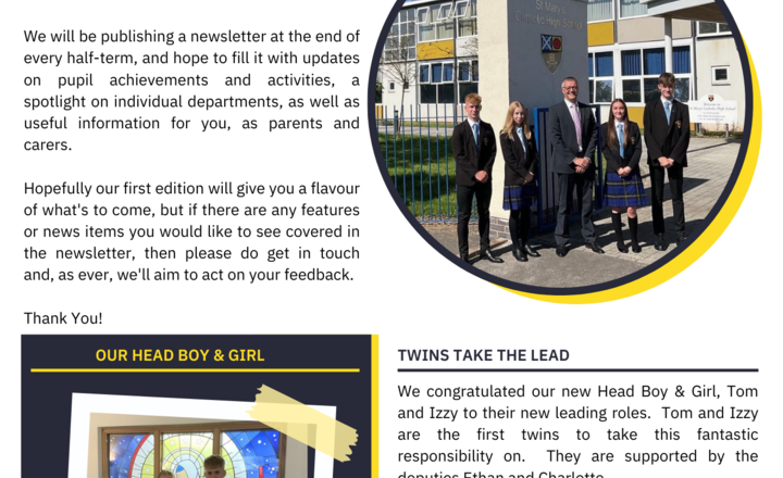 Image of LSMCHS - Autumn Newsletter 1. 