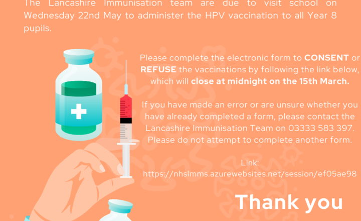 Image of Y8 HPV Vaccination 