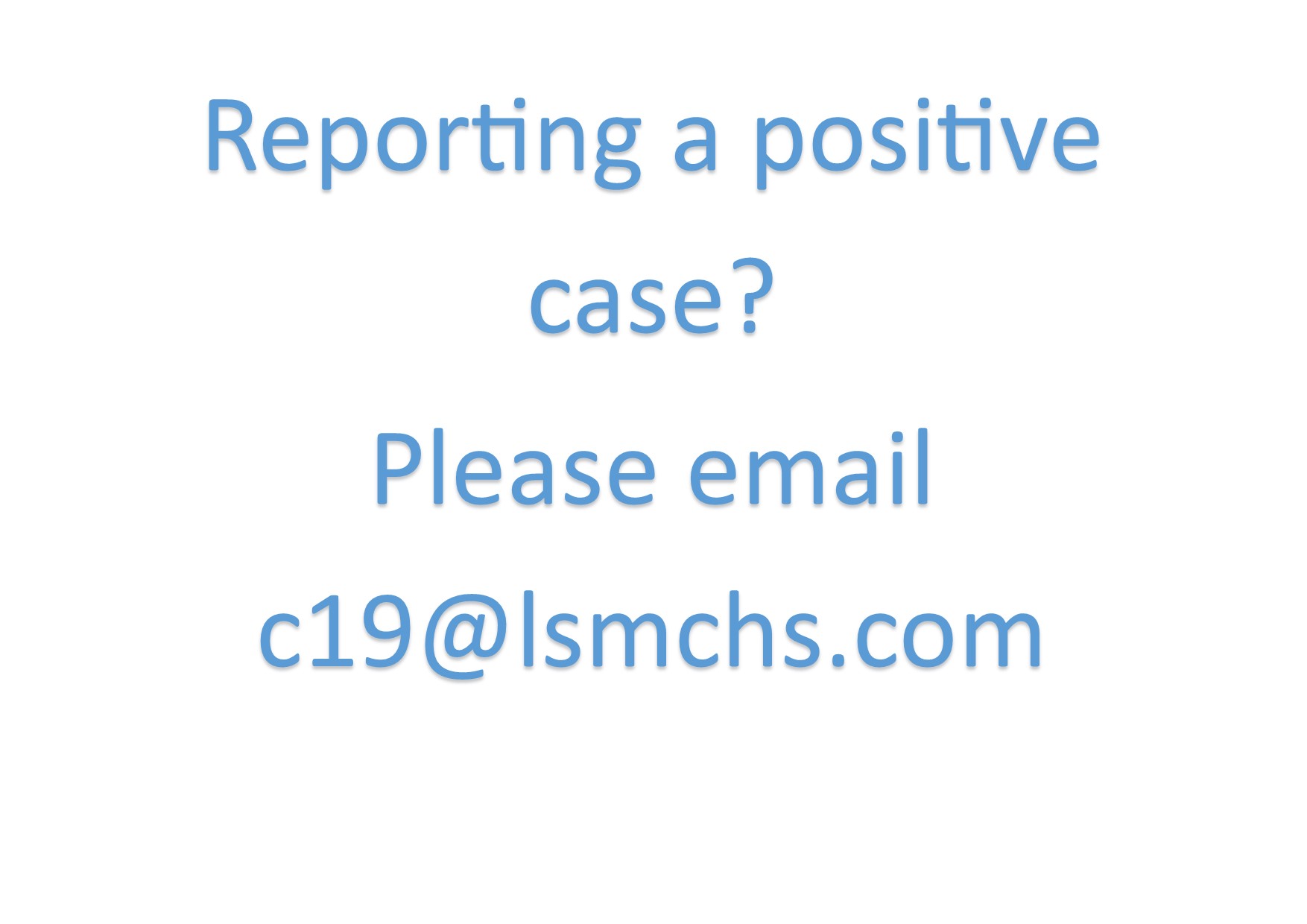 Image of Report a positive case