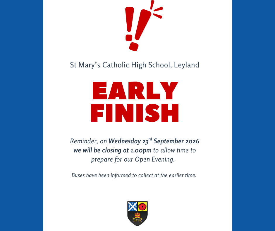 Image of September 23rd 2026 Early Finish