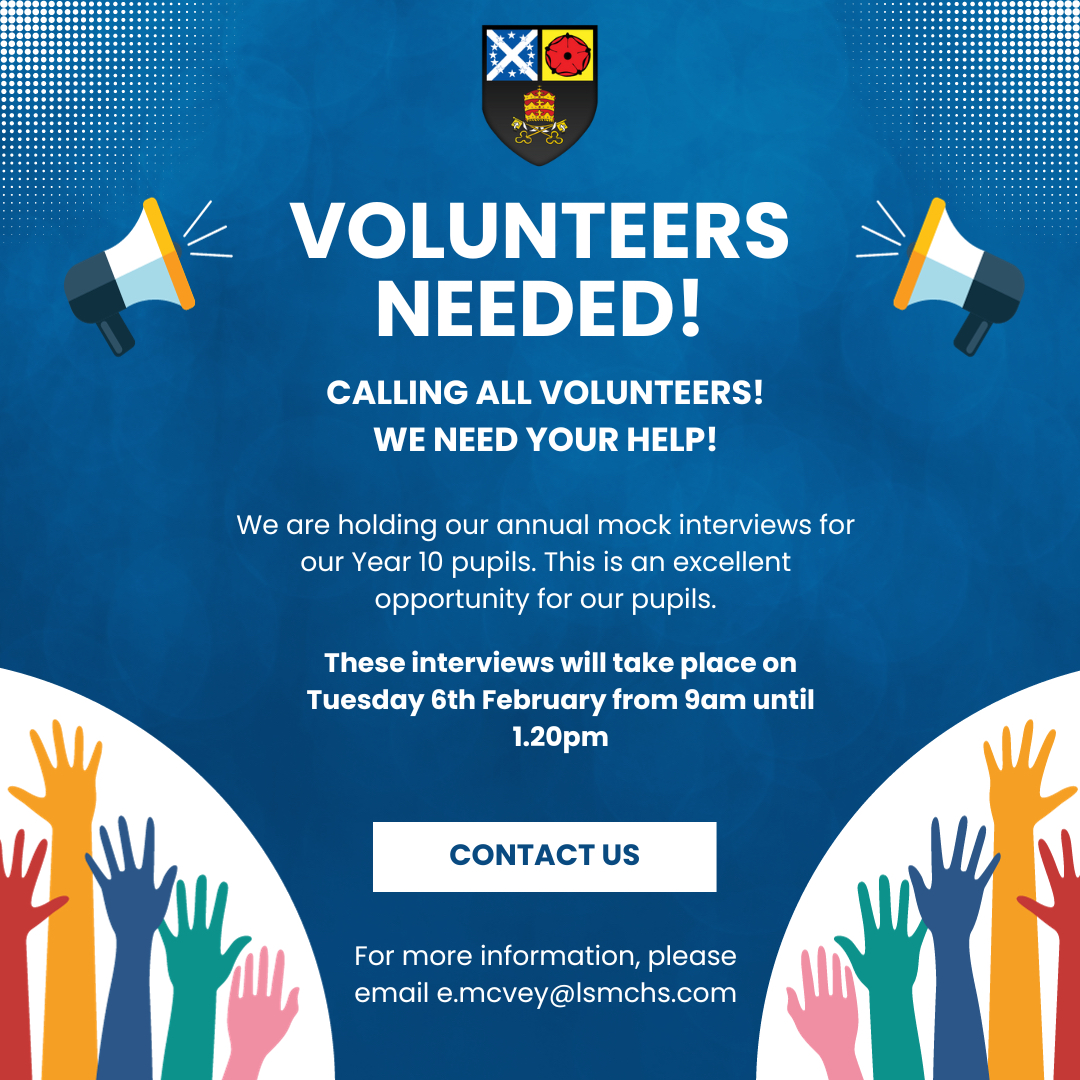 Image of Volunteers needed - Year 10 Mock Interviews! 