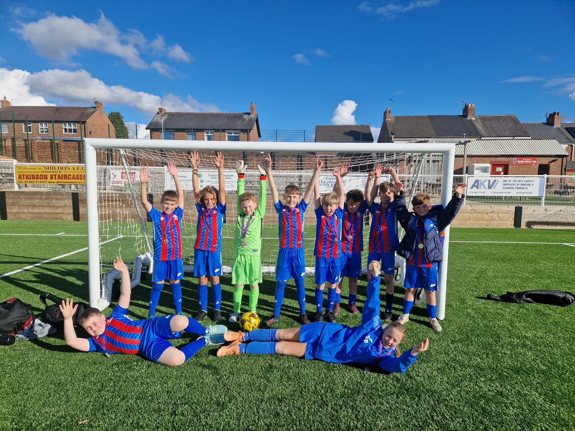 Image of St Mary's Football Team Finishes as Shield Competition Runners-Up