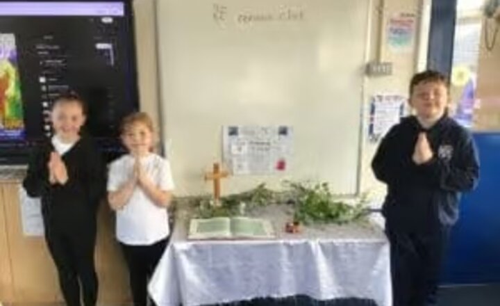 Image of Year 3 Class Liturgy!