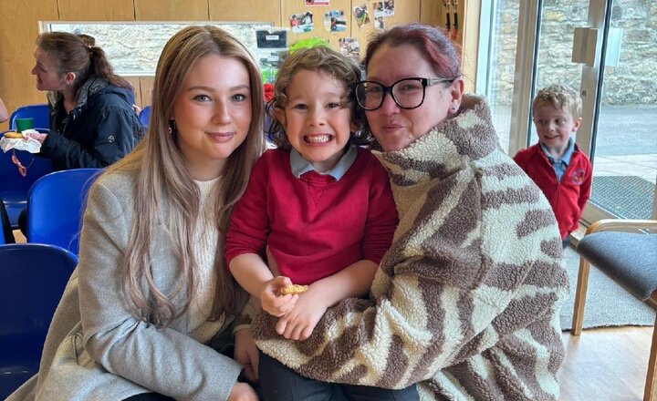 St Mary's parents and carers joining pupils for a Celebration of the Word