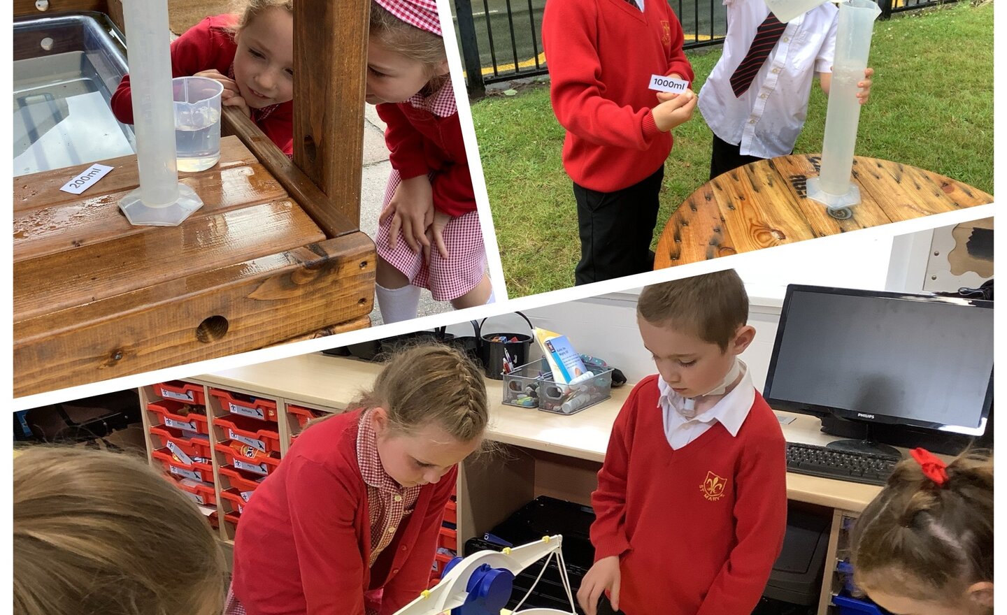 Image of Weighing and water