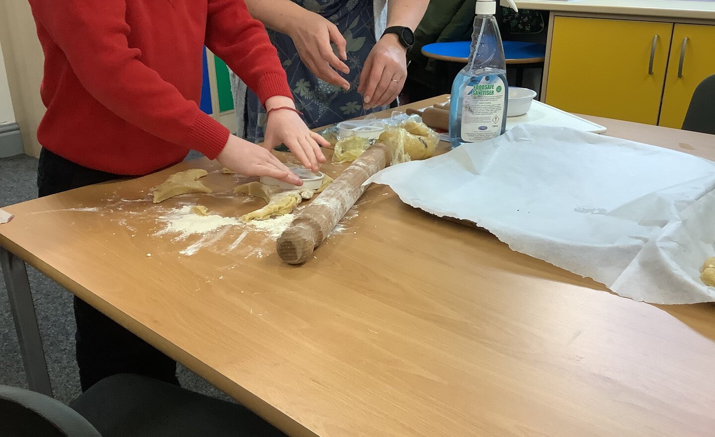 Image of Poppy biscuit baking