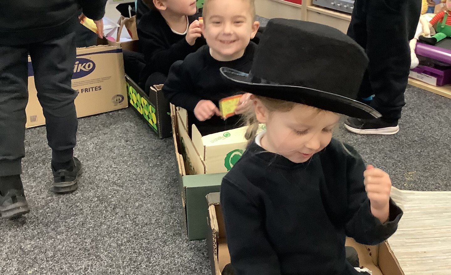 Image of All aboard the Christmas train!