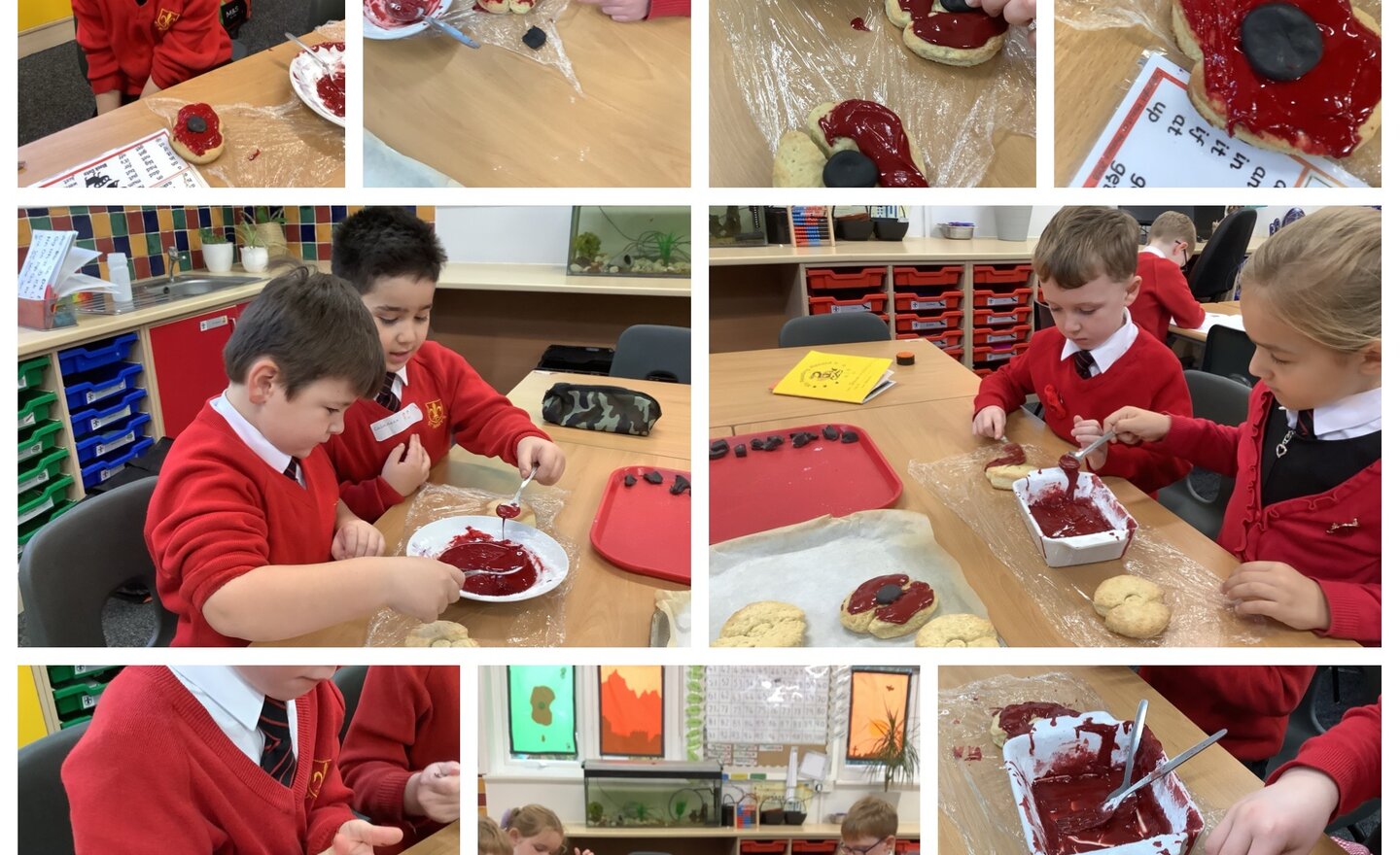 Image of Poppy biscuit decorating