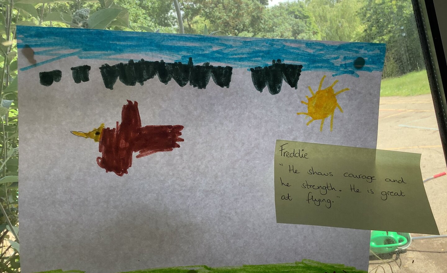 Image of Flying like eagles in class one!