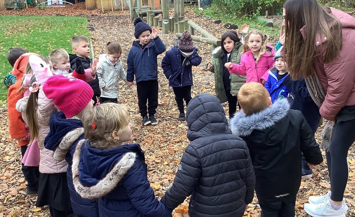 Image of We went on a bear hunt in dance and drama today!