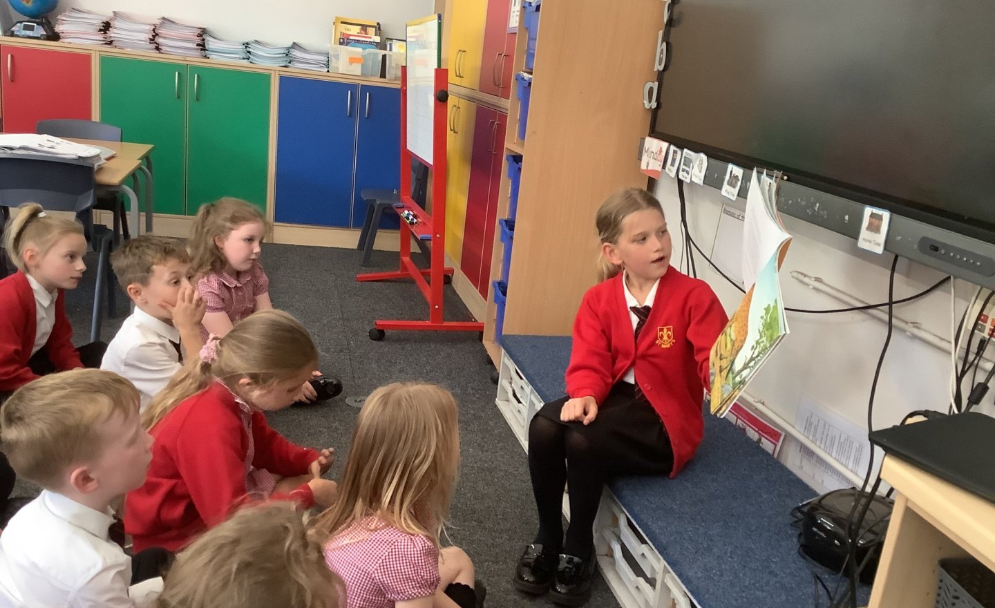 Image of Story Time in Class 2