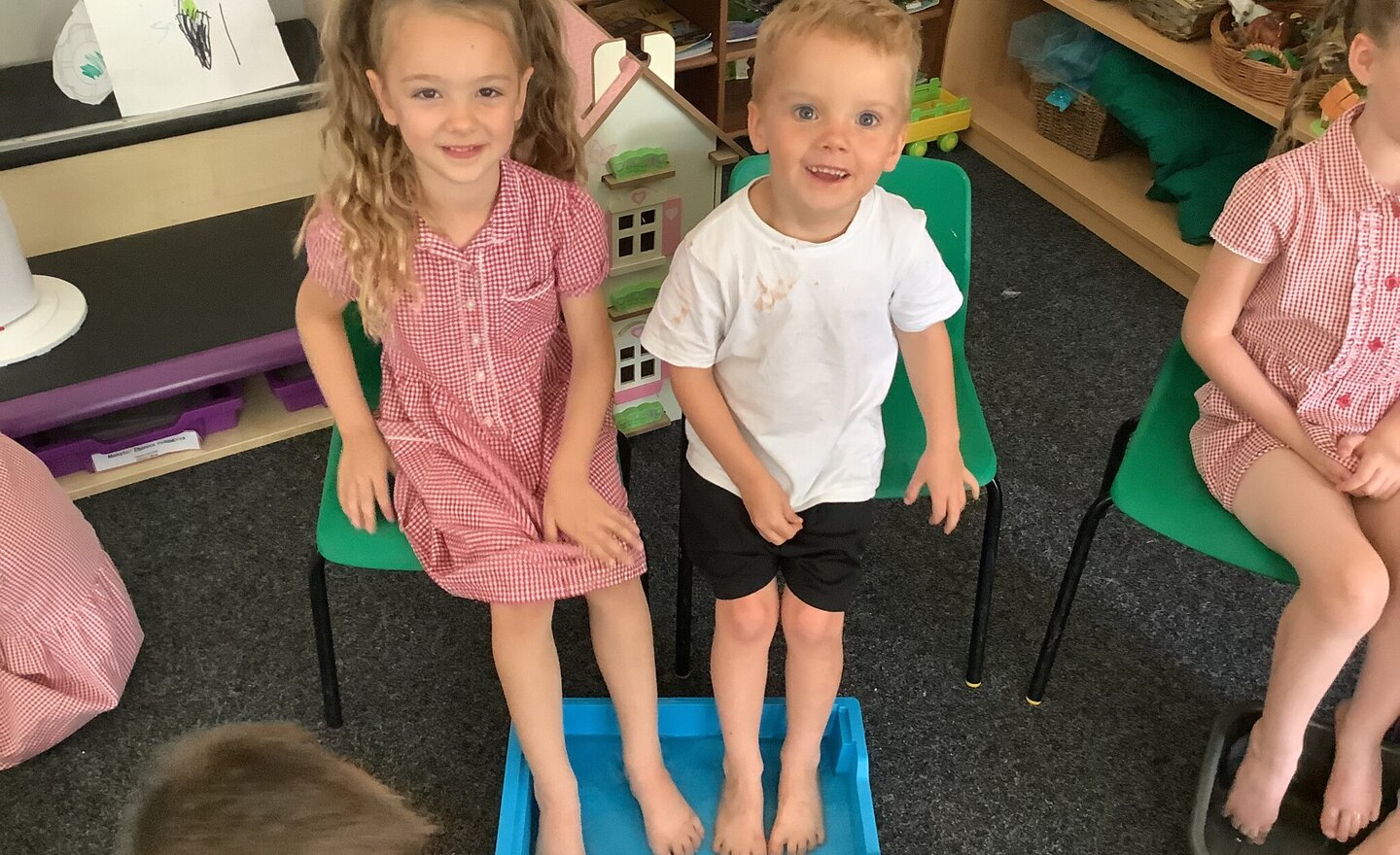 Image of Cooling down with a foot spa!