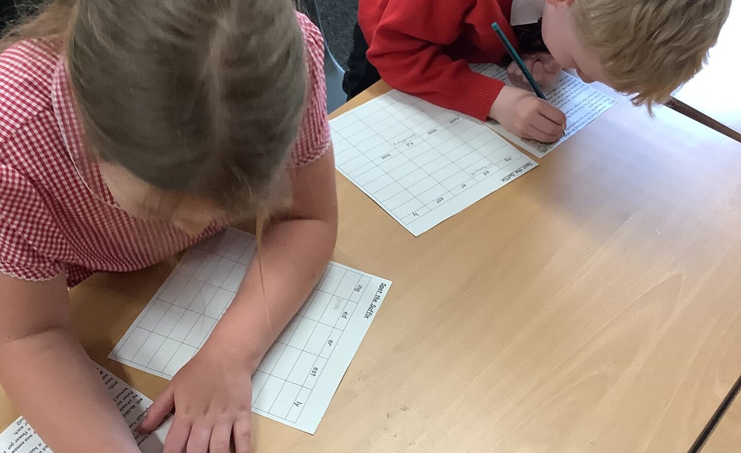 Image of Spot the suffix 