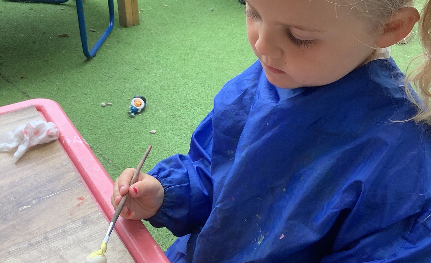 Image of Painting our peg dolls!