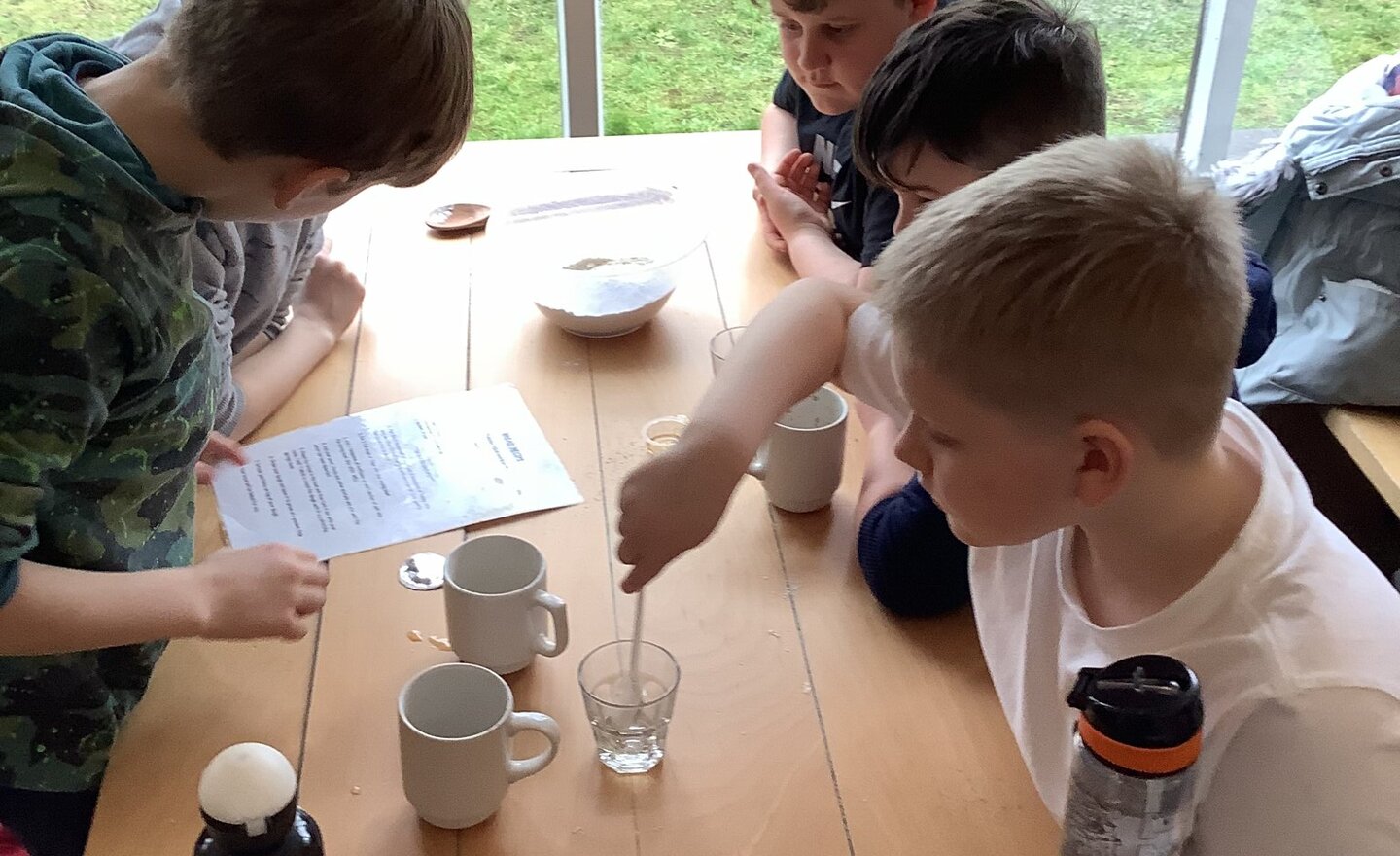 Image of Having a great time making Viking bread