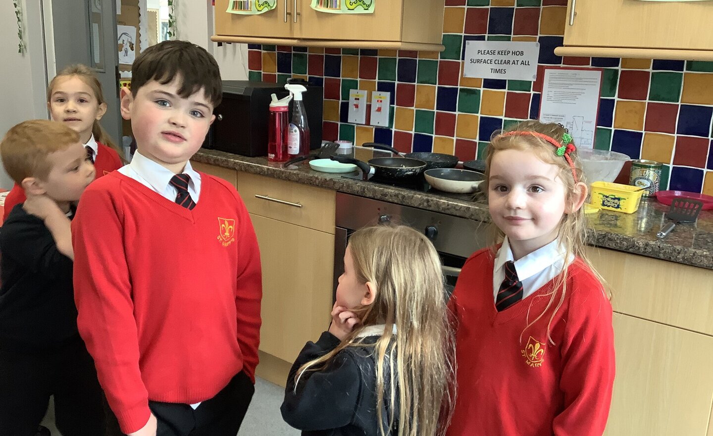 Image of Pancake making with class 1