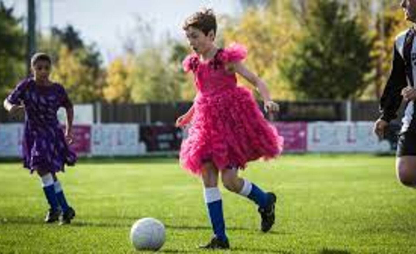 Image of The boy in the dress