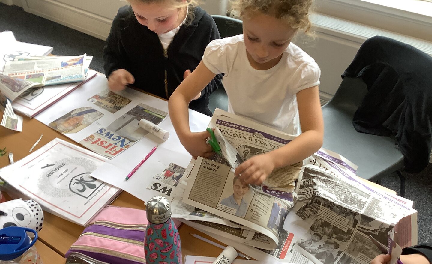 Image of Newspaper features