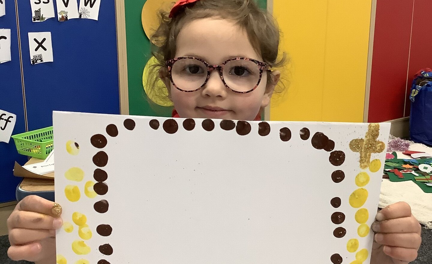 Image of We have been busy creating nativity themed artwork!