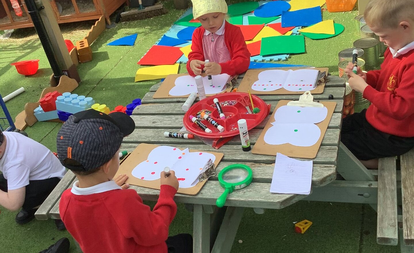 Image of Creating butterflies in the sunshine!