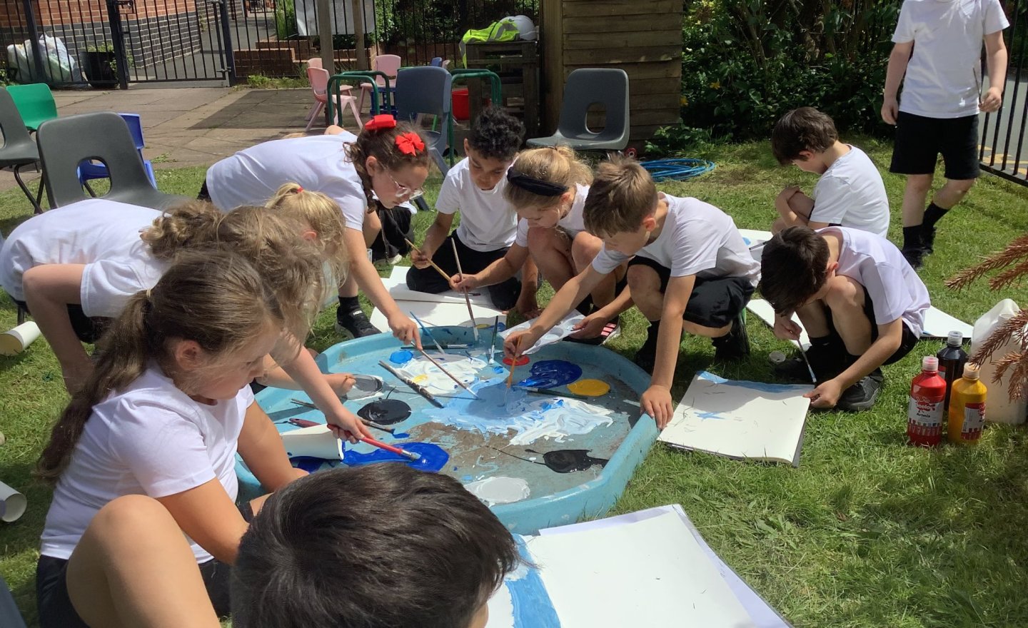 Image of Painting the sky