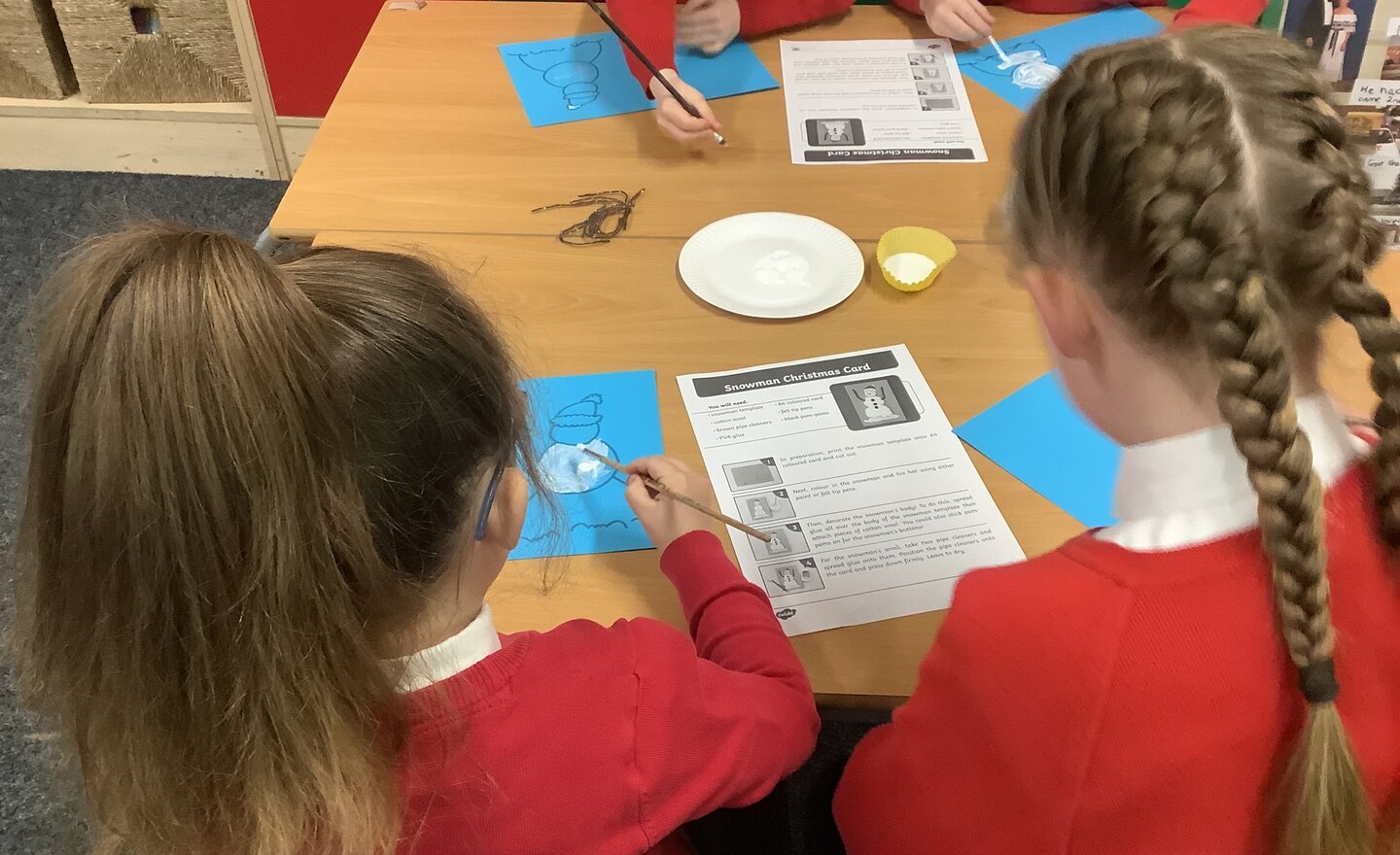 Image of Christmas card instructions