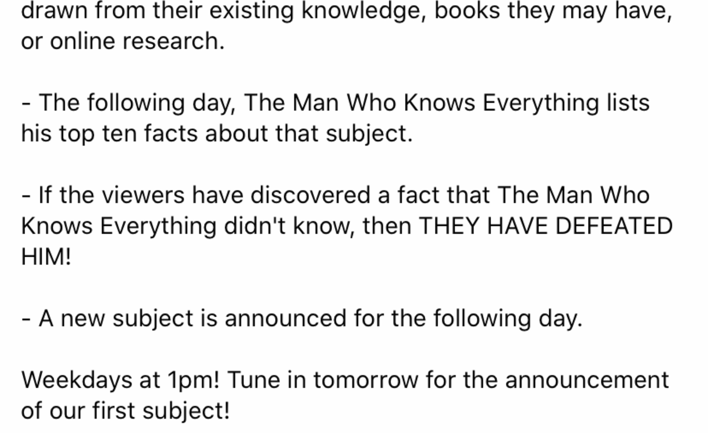 Image of The Man Who Knows Everything 