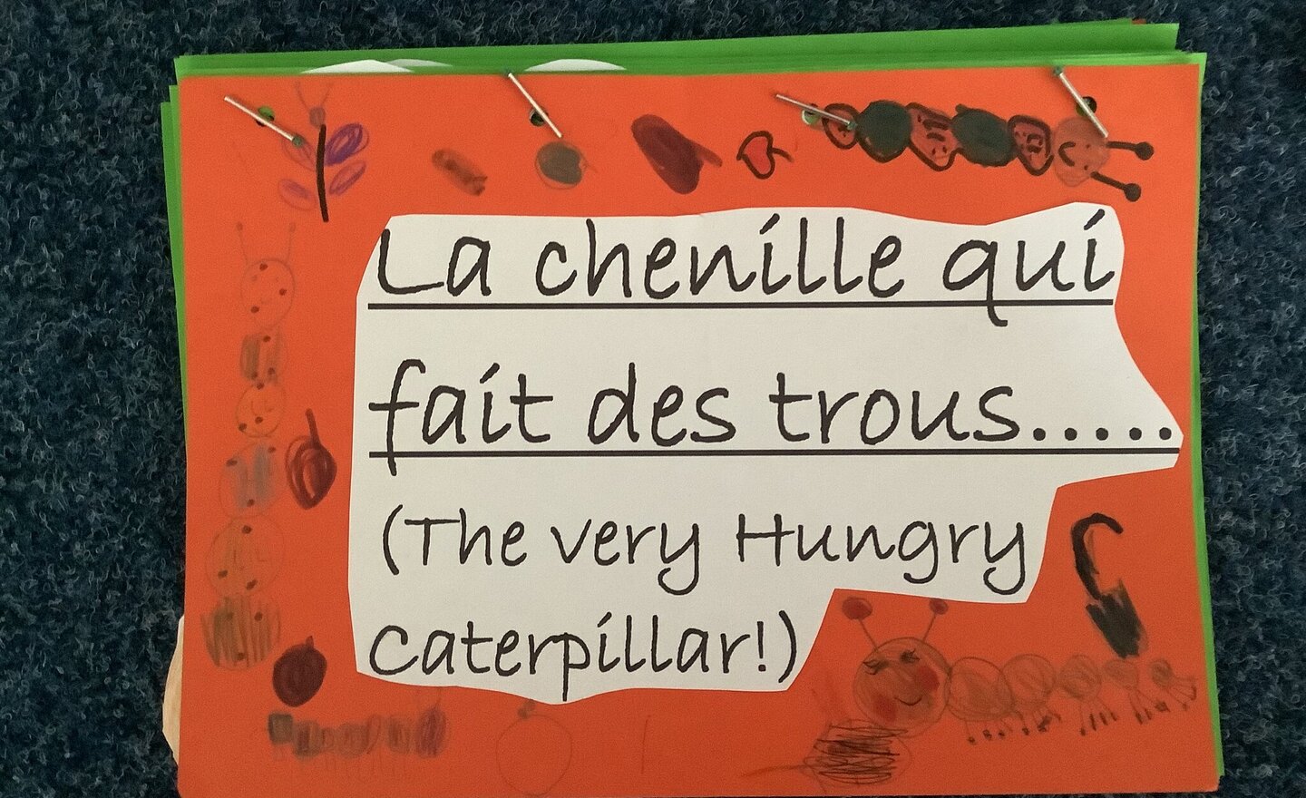 Image of A very hungry caterpillar… in french