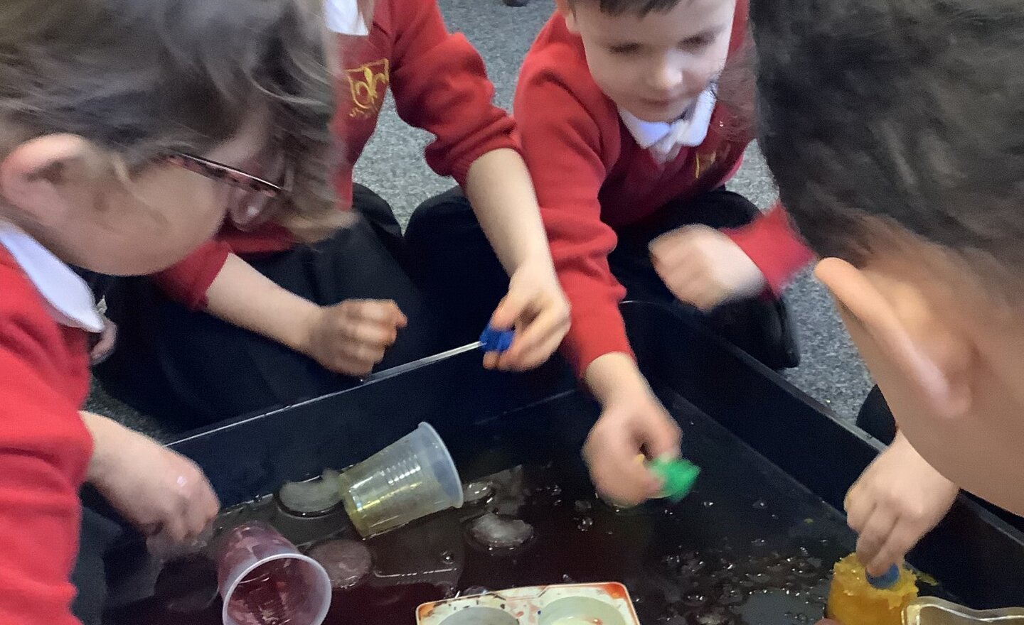 Image of Exploring ice! 