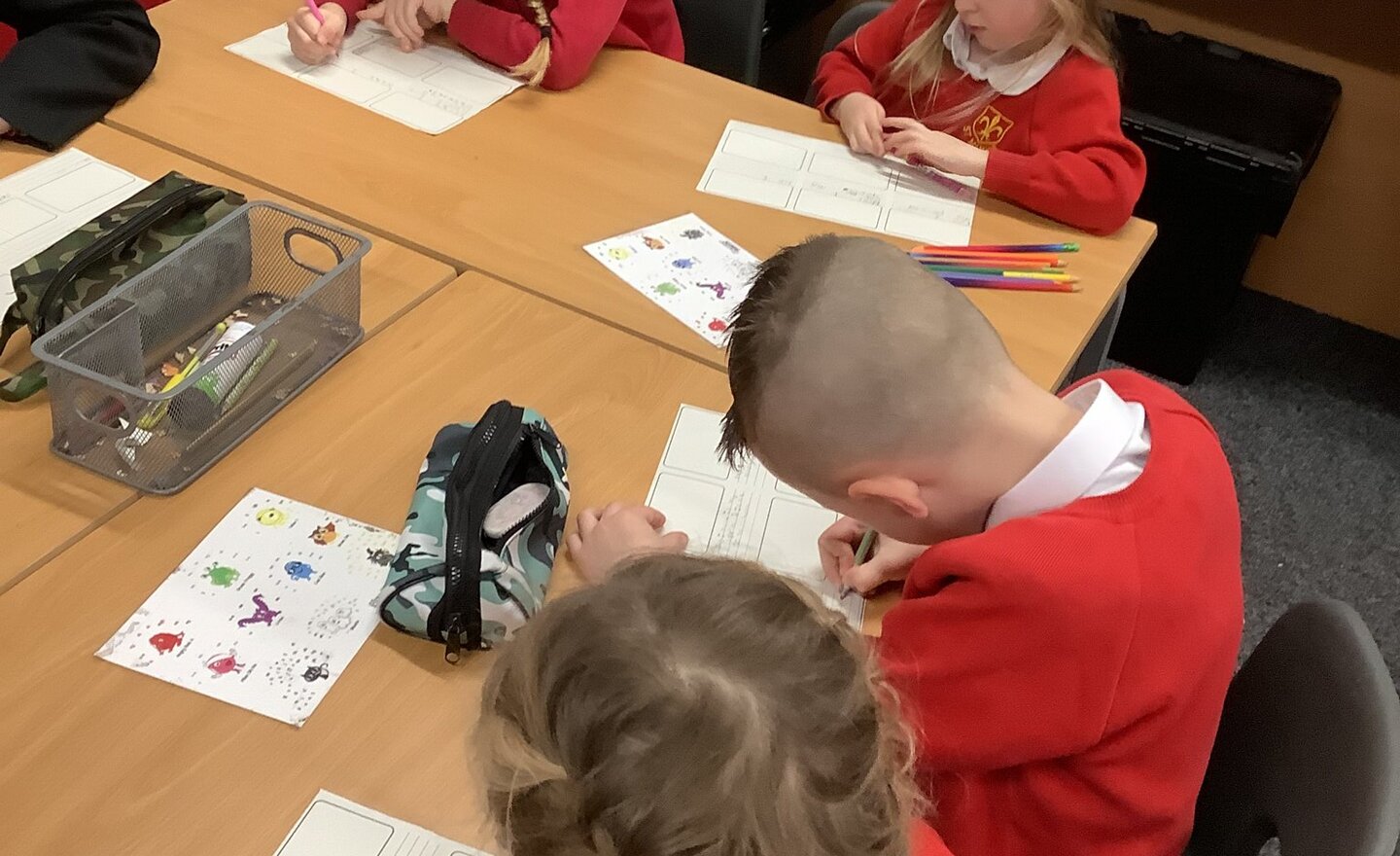 Image of Planning a diary entry 