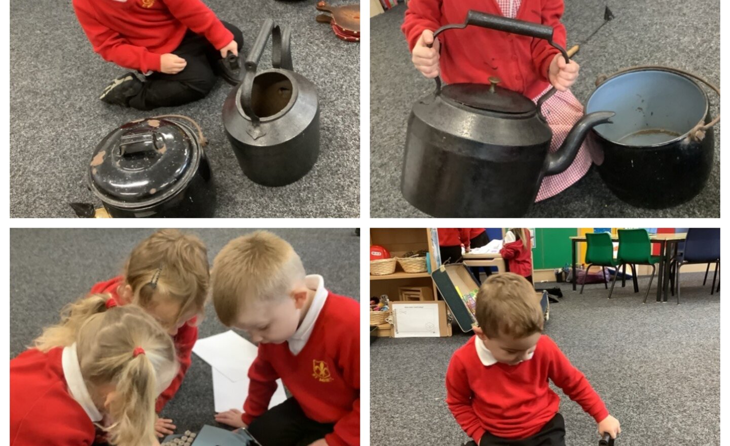 Image of Exploring old household items!