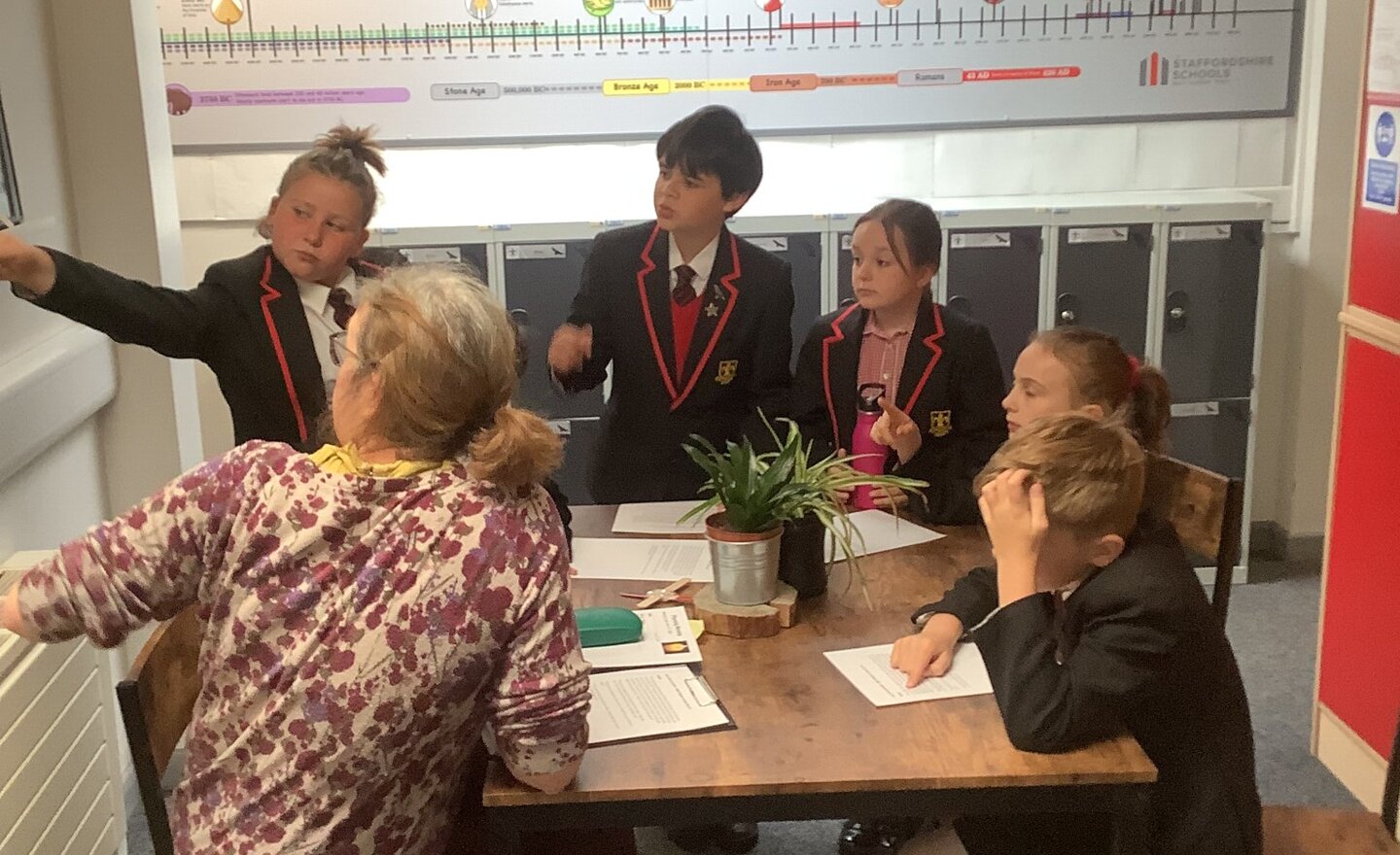 Image of Worship team busy preparing for Worship