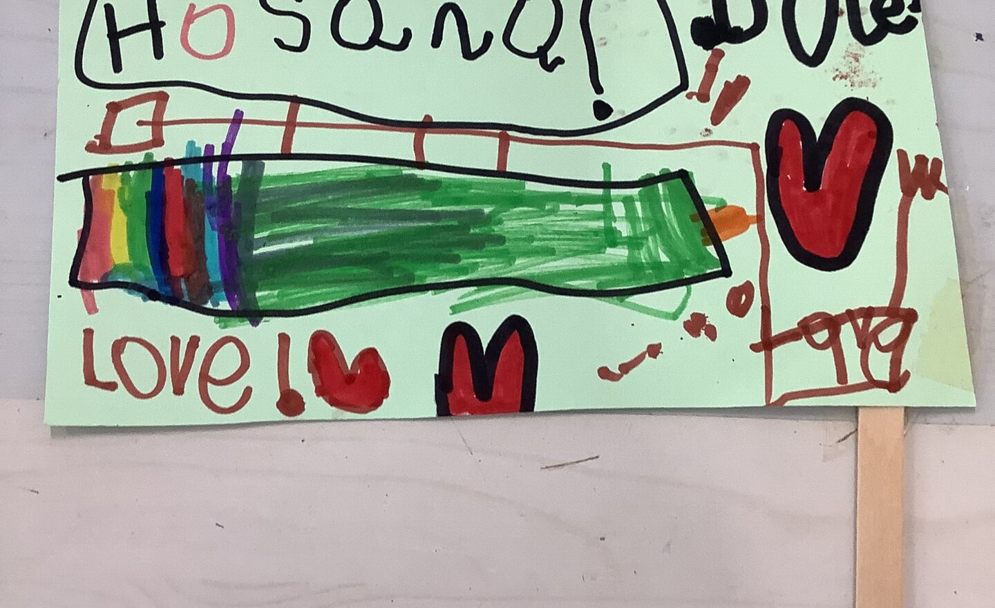 Image of Learning about Palm Sunday!