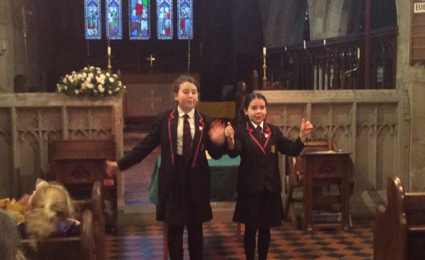 Image of The Lord’s Prayer with Makaton