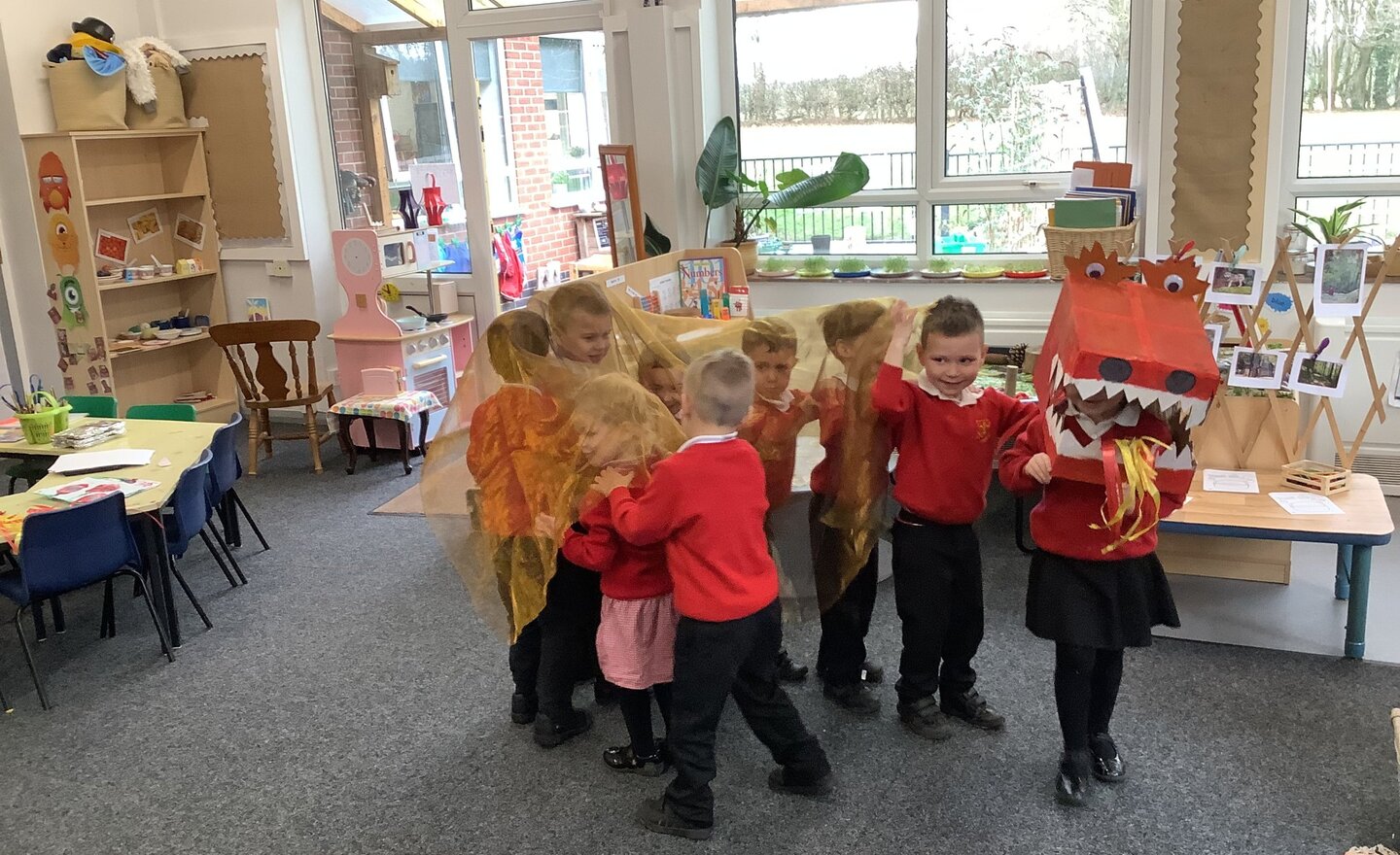 Image of Chinese New Year Dragon dancing! 