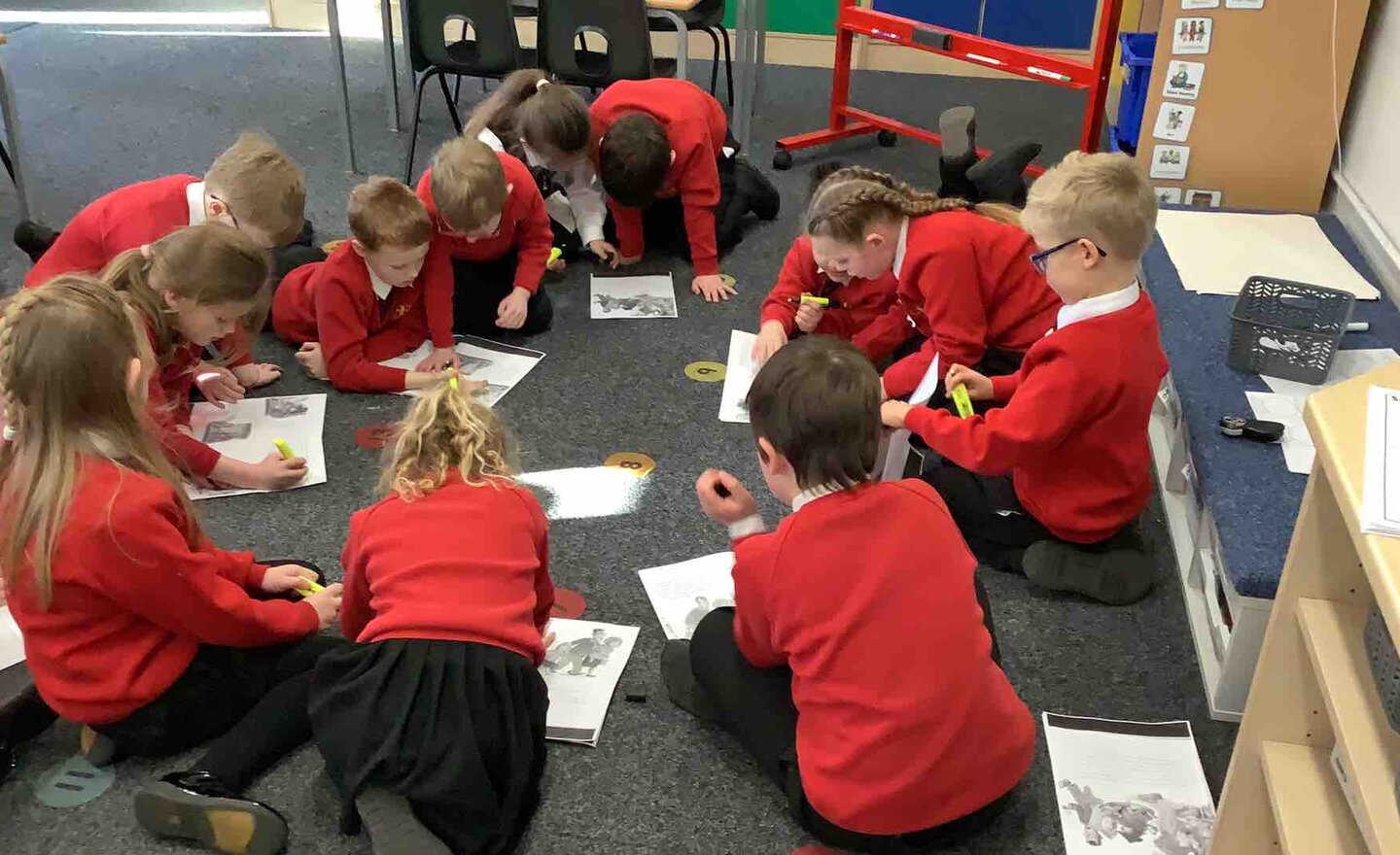 Image of Whole class reading