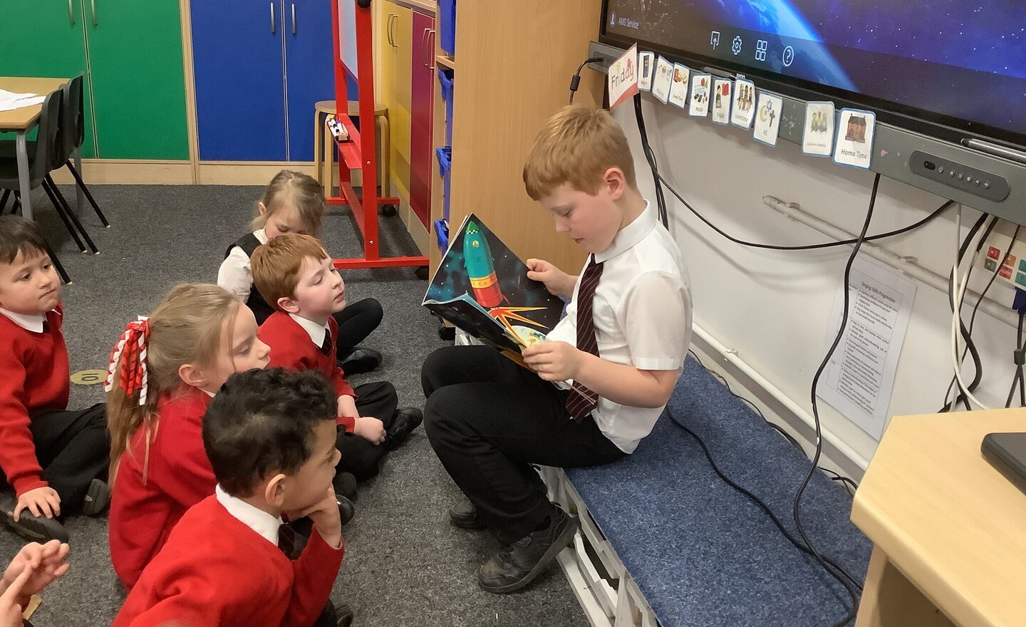 Image of Story Time in Class 2 
