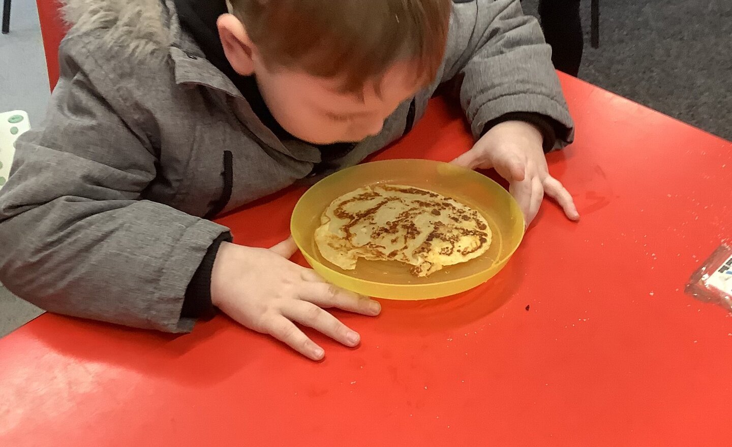 Image of We read Mr Wolf’s pancakes and then we made our own!