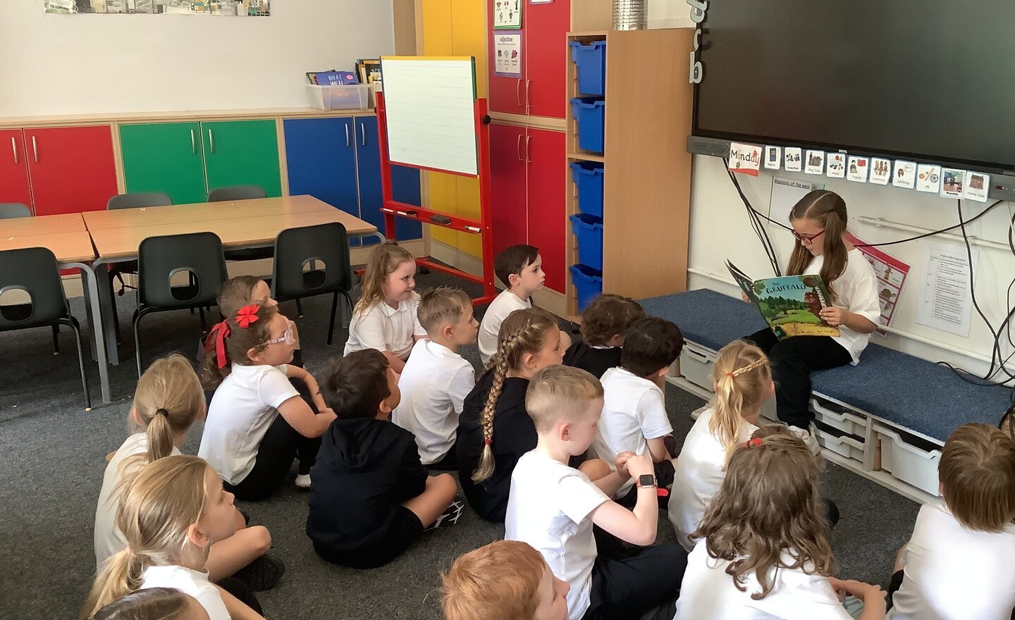 Image of Story Time in Class 2