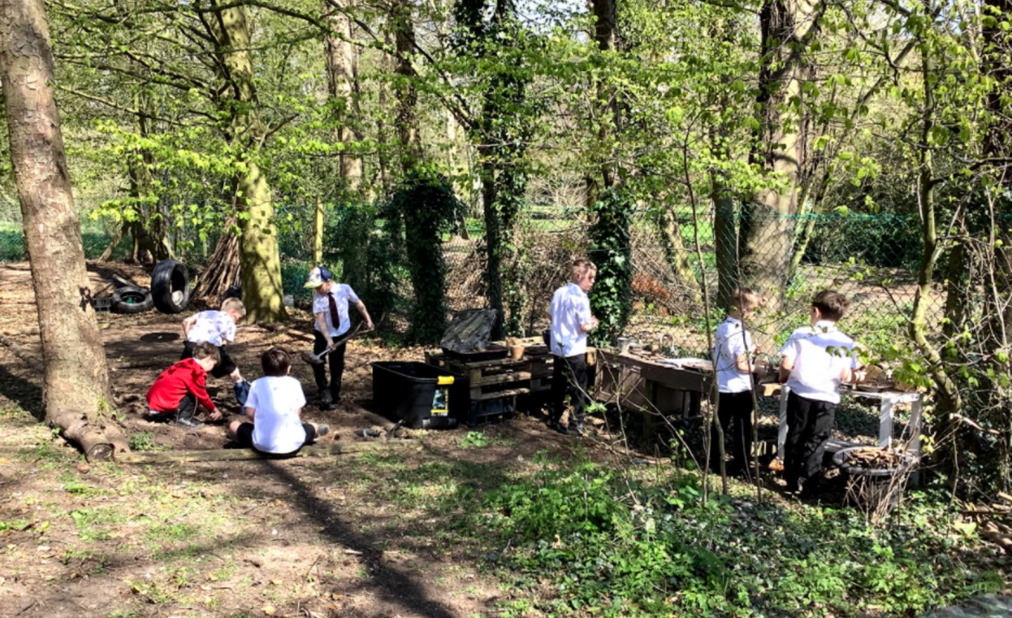 Image of Outdoor learning after Easter
