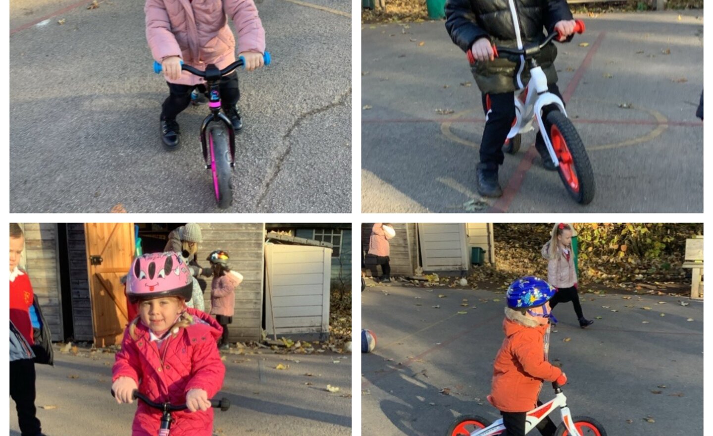 Image of Thank you PTA for our new balance bikes!