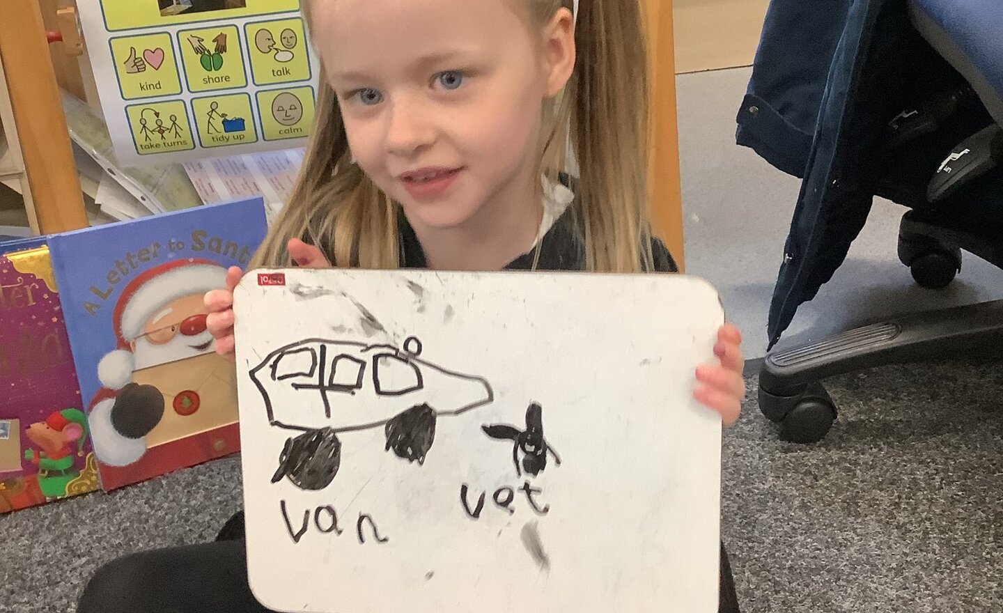 Image of Flying like eagles in monster phonics!