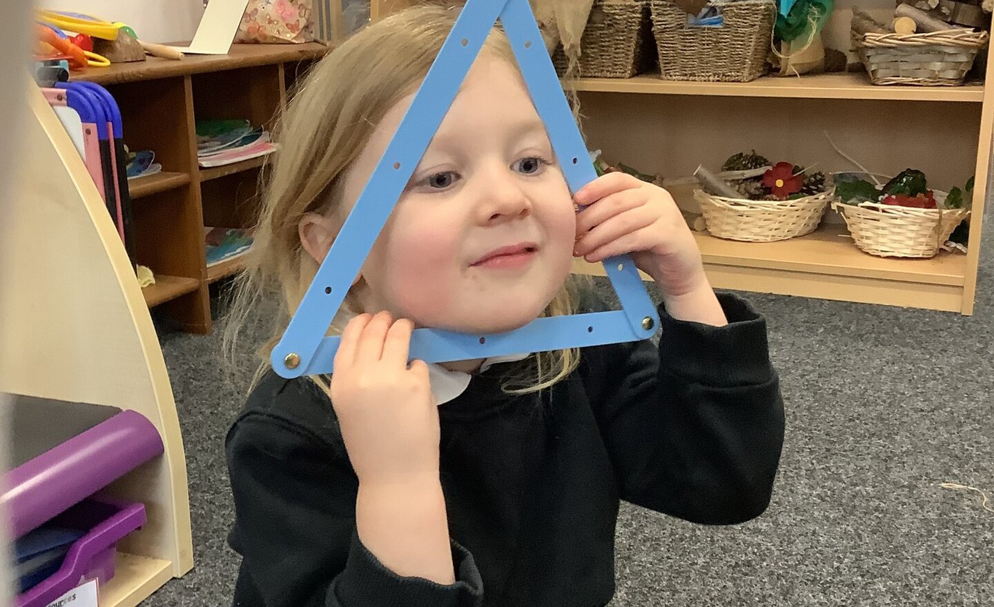 Image of Today we made triangles…