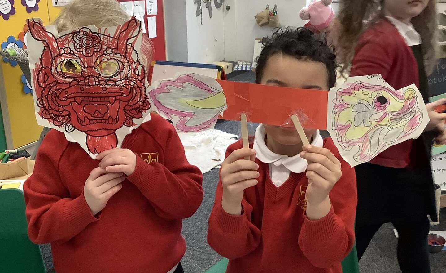 Image of We have been creating moving dragons to celebrate Chinese New Year!