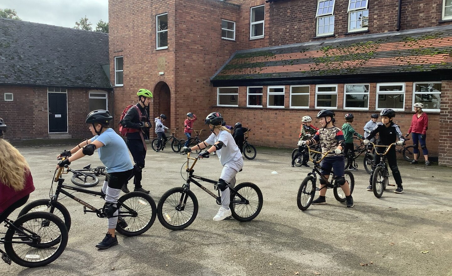 Image of BMX practice